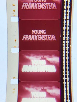 16mm Sound Feature Young Frankenstein Mel Brooks1974 Mylar Print Uncut