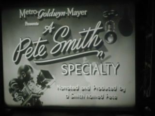 16mm Pete Smith Bus Pests Mgm 400 