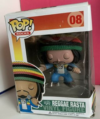 Funko Pop Reggae Rasta 08 Box