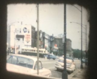 16mm Home Movies Chicago 1950s Torn Down Buildings Slums Fire Trolley 350’ 4