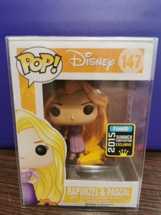 2015 Sdcc Disney Rapunzel And Red Pascal Funko Pop 147 Convention Exclusive