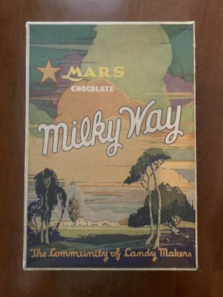 Vintage Mars Milky Way Candy Bar Box - 1930/40’s