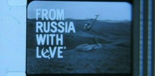 16mm Classic 60 Sec Tv Spot - 007 From Russia With Love 1963 - Black & White