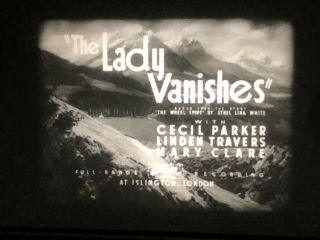 16mm Film Feature: The Vanishing Lady (1938) Thriller,  Mystery Hitchcock