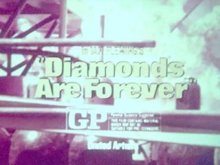 16mm Film Trailer James Bond Diamonds Are Forever Sean Connery 1971 Rare