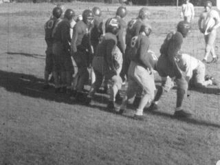 16mm Home Movie Film 1930s High School Football Game W/ Leather Helmets