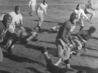 16mm Home Movie Film 1930s HIGH SCHOOL FOOTBALL GAME w/ Leather Helmets 3
