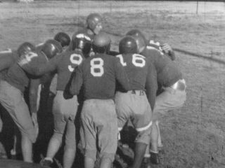 16mm Home Movie Film 1930s HIGH SCHOOL FOOTBALL GAME w/ Leather Helmets 5