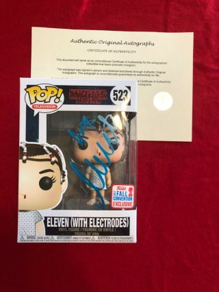 Millie Bobby Brown Hand Signed “eleven” Stranger Things Funko Pop With