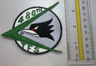 Usaf Air Force Military Patch 480th Tactical Fighter Squadron Ace Novelty