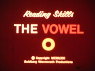 The Vowel " O " 16mm Short Film 1972 Reading Skills Series
