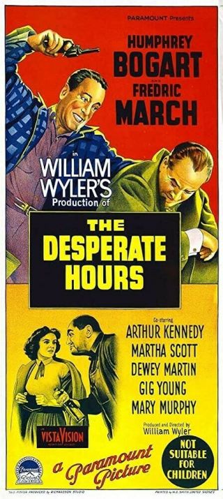 16mm Feature Film - Humphrey Bogart - The Desperate Hours - 1955 See Video