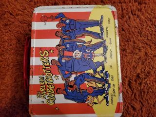 Vintage 1971 The Harlem Globetrotters Lunchbox And Thermos