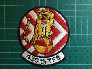 Air Force Squadron Patch Usaf 430 Tactical Fighter Squadron Nellis Afb