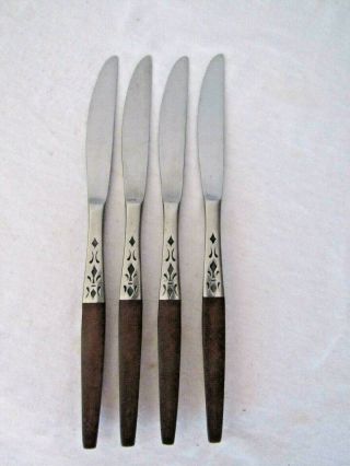 4 Grand Prix Dior Muffin Pattern Knives - Forged Stainless Silverware - Japan