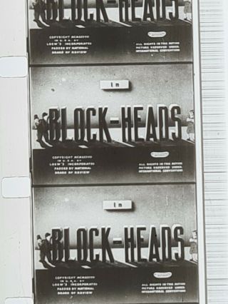 Block Heads (1938) 16mm feature film Laurel & Hardy 2