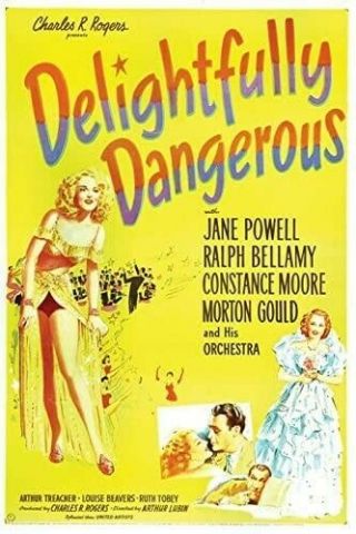 16mm B/w " Delightfully Dangerous " Jane Powell - Constance Moore - Ralph Bellamy
