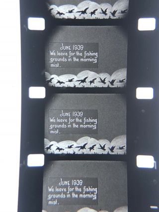 16mm Silent B/W Home Movie Long Island Architects Fishing Trip funny 1939 400” 2