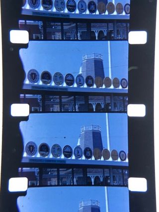16mm silent Kodachrome Home Movie Freedomland Bronx NY Amusement Park1960’s 200” 3