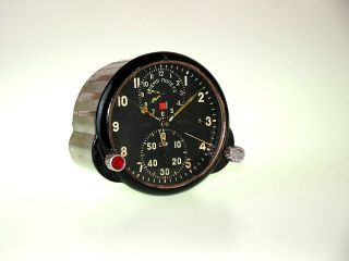 Mig - 29 Soviet Military Aviation Watch With Stopwatch,  Clocks Panel Achs - 1 АЧС - 1