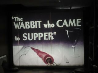 16mm The Wabbit Who Came To Supper 1942