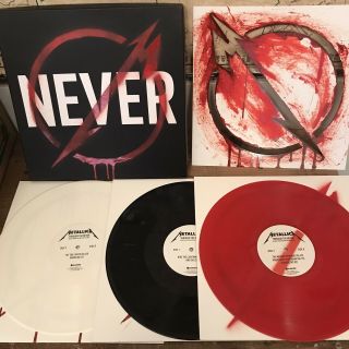 Metallica Through The Never Soundtrack Ost Box Set Colored Vinyl Nm