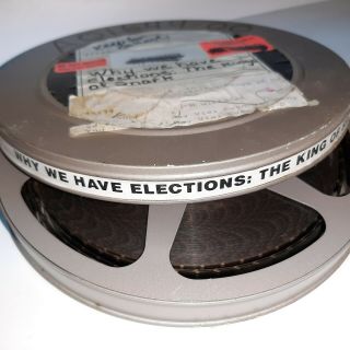 16mm Film Why We Have Elections,  The King Of Snark Animated Educational School