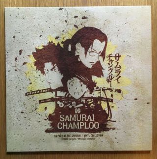 Samurai Champloo The Way Of The Samurai 3lp Red Vinyl Limited Edition Rare