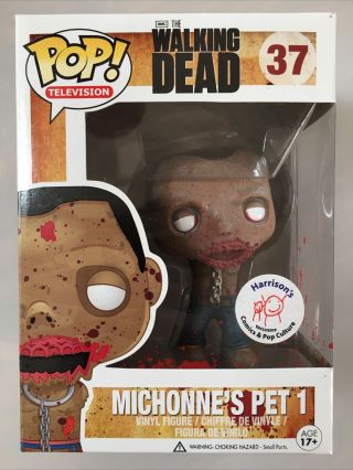 Funko Pop Michonne’s Pet 1 Walker Bloody Exclusive.  The Walking Dead Rare Figure