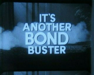 16mm Classic 60 Sec Tv Spot Trailer - 007 - Goldfinger 1965 - Trl B - Black & White