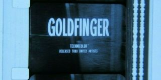 16mm Classic 60 Sec TV Spot Trailer - 007 - GOLDFINGER 1965 - Trl A - Black & White 2