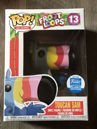 Funko Pop Ad Icons Froot Loops Toucan Sam 13 Funko Shop Exclusive Limited