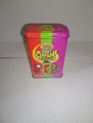 Hubba Bubba Ouch Bubble Gum Bandage Candy Tin Container 2003