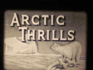 16 Mm B & W Sound 604 Castle Films Arctic Thrills 1942