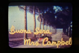 16mm Buona Sera,  Mrs.  Campbell 1968 Gina Lollobrigida