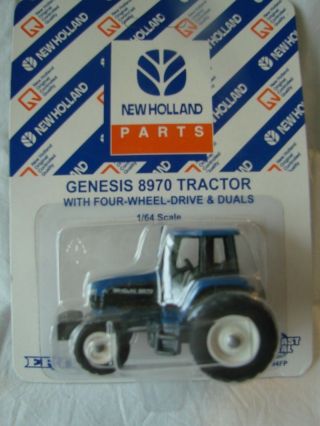 Ertl Holland Parts Genesis 8970 Tractor W/four - Wheel - Drive & Duals 1/64 1995