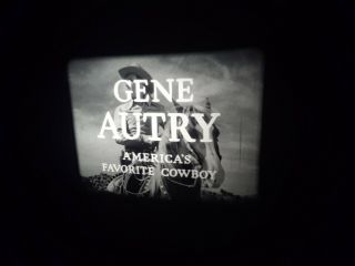 16mm Film The Gene Autry Show " Blazeaway " 1952 On Orig Kodak Poss 1/2 Hour Show
