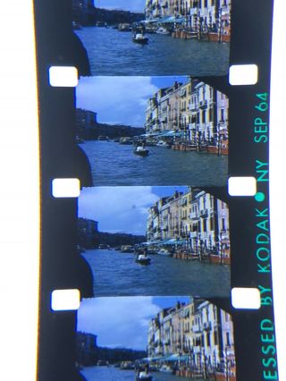 16mm Silent Kodachrome Home Movie Trip To Sweden,  Rome,  Greece 400” 1964