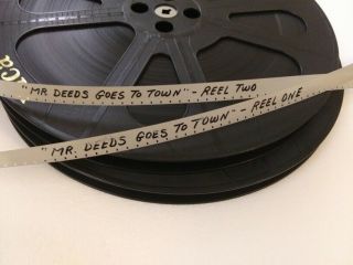 16 Mm Film - Mr.  Deeds Goes To Town (1936) Complete B&w Sound Print - Vg