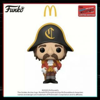Official Nycc 2020 Sticker Funko Pop Ad Icons Mcdonalds 99 - Captain Crook