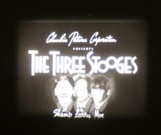 Vtg 16mm 1950s Short Movie Film 1953 Three Stooges Tricky Dicks Comedy Humor 3
