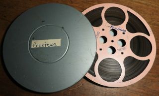 Vtg 16mm Movie Film 38 Short Theater Previews Clips Trailers Montage As - Is