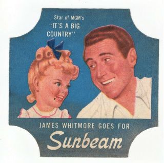 Sunbeam - Movie Stars - Bread End Label - Little Miss Sunshine - James Whitmore
