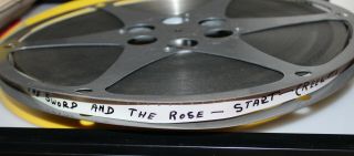 WALT DISNEY ' S THE SWORD AND THE ROSE MOVIE 16MM FILM REEL 2