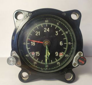 Chs - 55m Ussr Military Aircraft Mig,  Su,  Achs - 1 Cockpit Clock Stopwatch