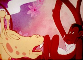 16mm animated cartoon HOLD THE LION,  PLEASE - early Bugs Bunny 2