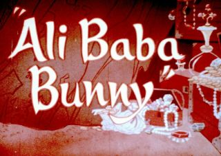 16mm Animated Cartoon Ali Baba Bunny - Bugs Bunny & Daffy Duck " Hassan Chop "
