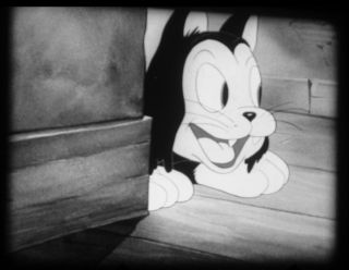 16mm TERRYTOONS NOIR cartoon MIGHTY MOUSE MEETS JECKLE AND HYDE CAT 3