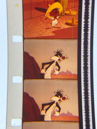 16mm Sound Color Theatrical Cartoon Speedy Gonzales 1955 First One 400” Vg