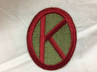 Vintage Military Army 95th Infantry Division Patch Badge Type 1 I Variant 95